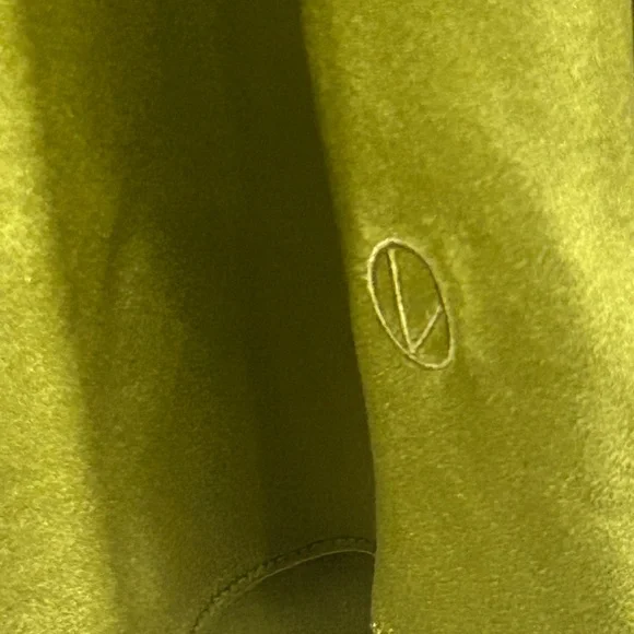 Vince Moss Green Satin Button-Front Blouse Womens plus size 1x - Picture 7 of 7